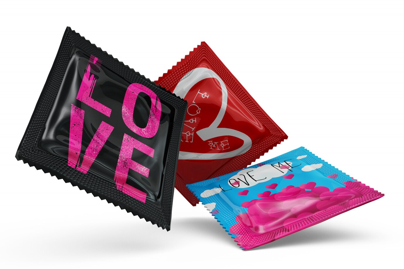 různé kondomy